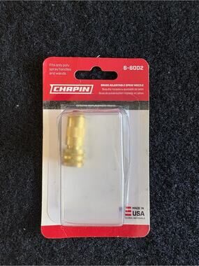 Chapin 6-6002 Brass Adjustable Spray Nozzle Poly Sprayer Wand Replacement